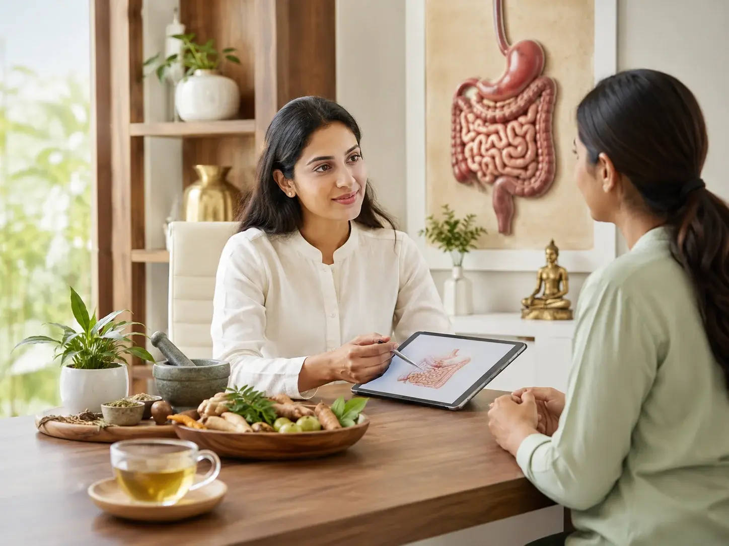 Digestive care Ayurveda consultation at Manoveda Hospital Shamli